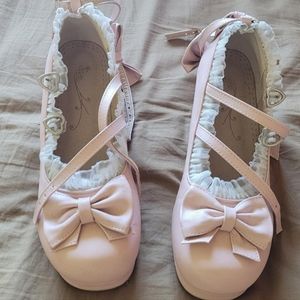 Light Pink Lolita Platform Heels